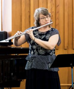 Erika Leake McKnight Playing Flute